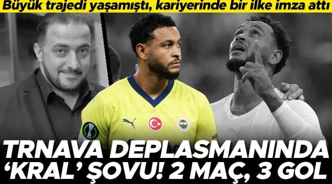 Spartak Trnava-Fenerbahçe maçına Joshua King damgası! Büyük trajedi yaşamıştı, bir ilke imza attı