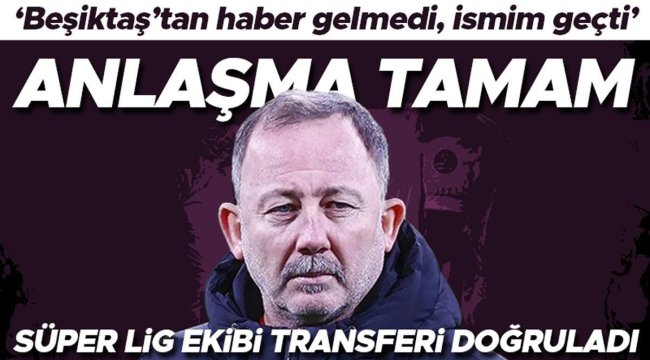 Sergen Yalçın, Süper Lig ekibiyle anlaştı! Beşiktaş derken ters köşe...