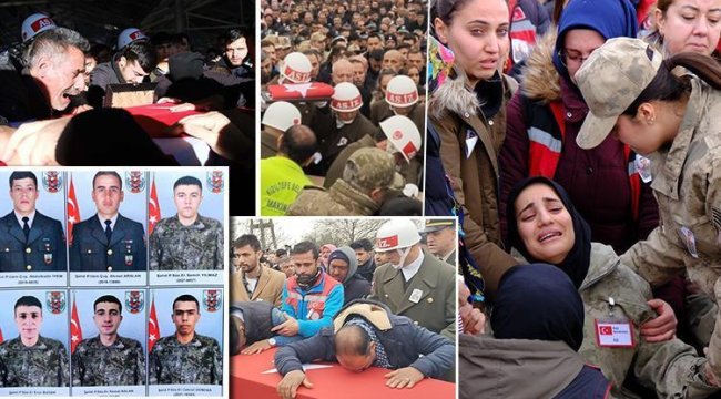 Türkiye, Pençe-Kilit Harekatı şehitlerini uğurluyor... Kahramanlara en acı veda