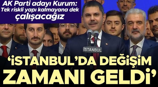 AK Parti adayı Murat Kurum...