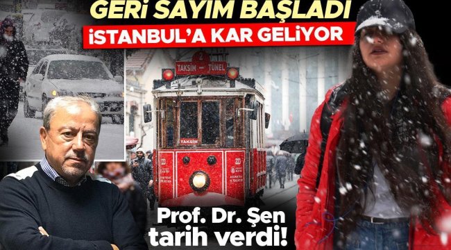İstanbul'a kar ve kutup soğukları geliyor! Prof. Dr. Orhan Şen net tarih verdi