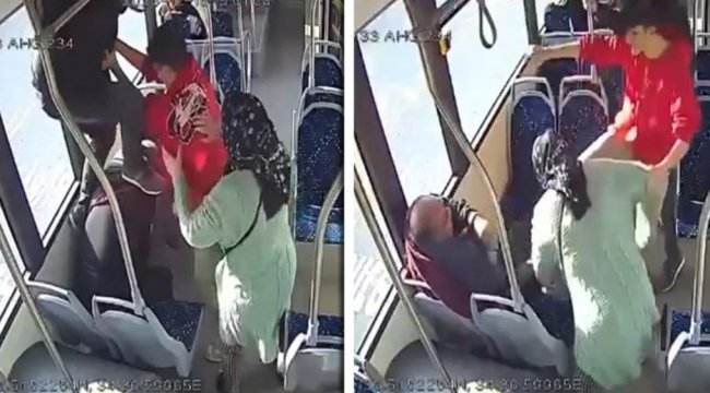 Mersin'de otobüste yaşlı çift kâbusu yaşamıştı... Okul müdürünün tahliyesine tepki
