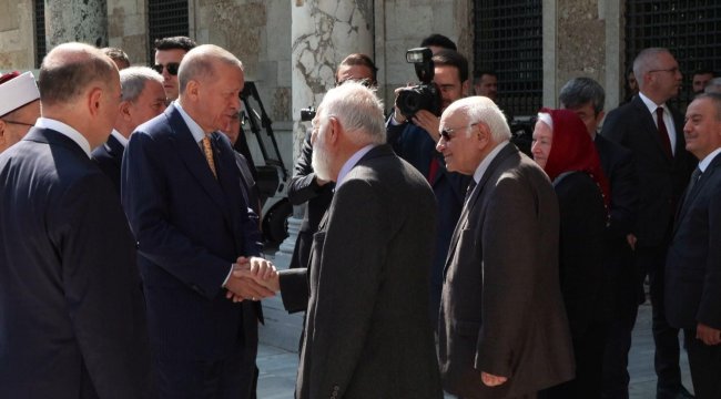 Cumhurbaşkanı Erdoğan'dan Topkapı Sarayı'na ziyaret