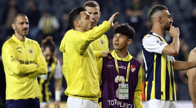 İrfan Can Kahveci'ye hızlıca topu veren top toplayıcı Mustafa Okkalı: Çok mutlu oldum